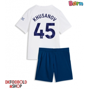Manchester City Abdukodir Khusanov #45 Tredje trøje Børn 2026-27 Kort ærmer (+ korte bukser)
